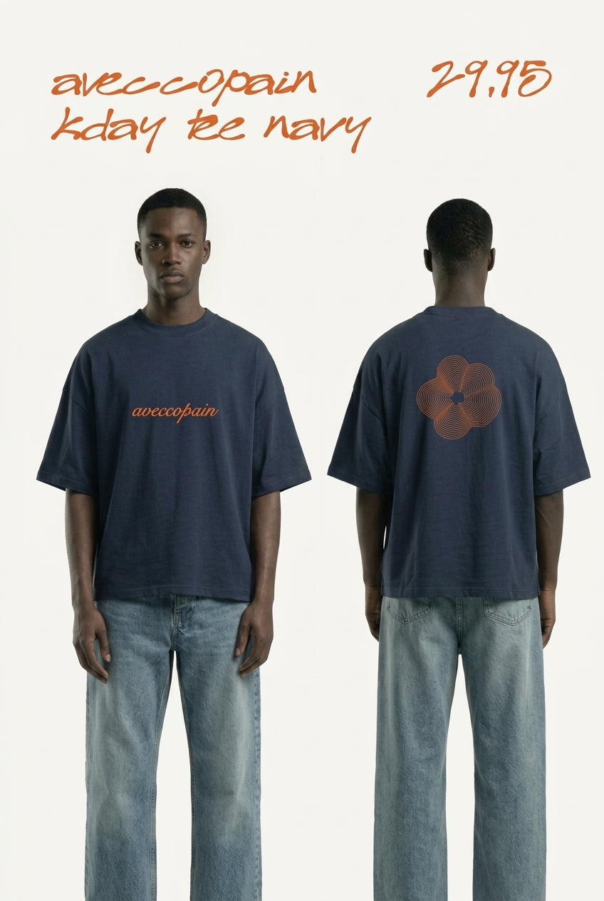 Aveccopain Kday Tee Navy